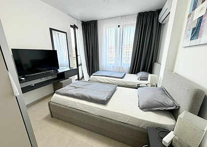 Neue Wohnung mit seitlichem Meerblick, 100 Meter vom Strand entfernt. Foto 7