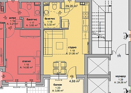 Уютная студия в Равде в новом доме. Фото 9