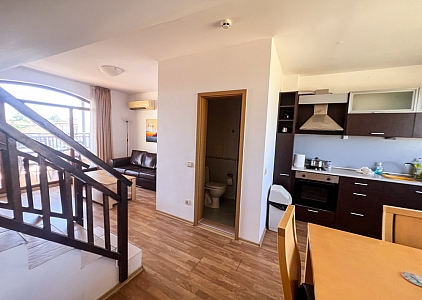 Prostorný apartmán s výhledem na bazén a moře ve velkém komplexu. Foto 6 Prostorný apartmán s výhledem na bazén a moře ve velkém komplexu. Foto 6