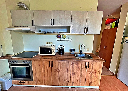 Просторная студия с видом на бассейн. Фото 2