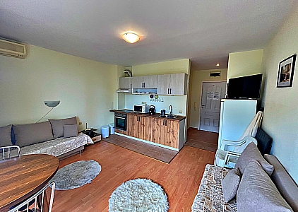 Просторная студия с видом на бассейн. Фото 8