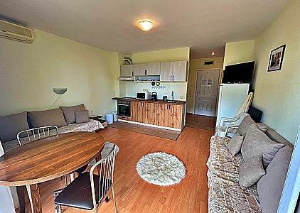 Просторная студия с видом на бассейн. Фото 10