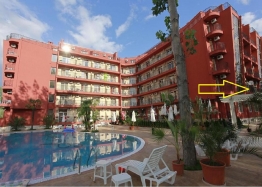 Ein gemütliches Studio-Apartment mit Poolblick in einer schönen Wohnanlage. Foto 4