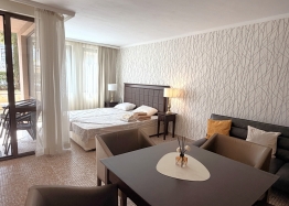 Duże studio z trawnikiem w luksusowym aparthotelu. Zdjęcie 3 Duże studio z trawnikiem w luksusowym aparthotelu. Zdjęcie 3