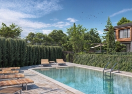 Modern houses with a swimming pool in the Lahana area, between Sarafovo and Pomorie. Photo 6