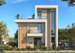 Красивые трехэтажные дома в новом строящемся комплексе вблизи Сарафово. Фото 3