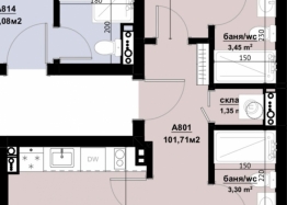 Отличная трехкомнатная квартира в Бургасе в новом районе. Фото 2 Отличная трехкомнатная квартира в Бургасе в новом районе. Фото 2