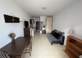 Studio with a pool view in a residential complex. Photo 1